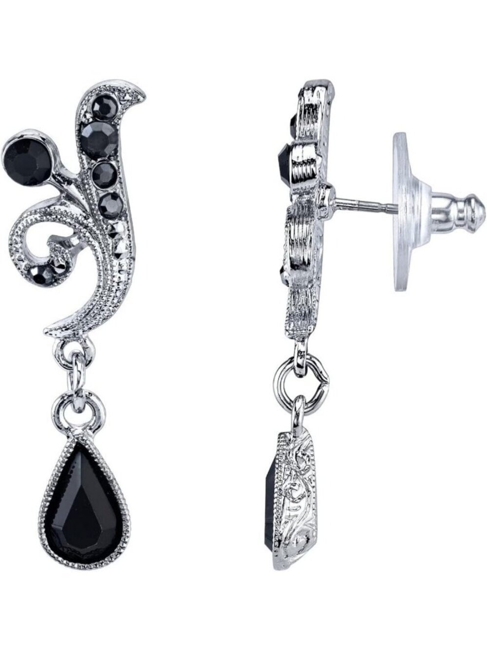 Elegant Crystal Teardrop Bridal Earrings for Women - Perfect Wedding Jewelry